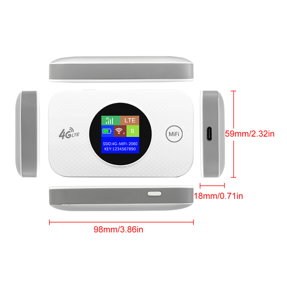 150mbps 4G Mini LTE Router Portable Wifi Hotspot with Sim Card Slot for ...