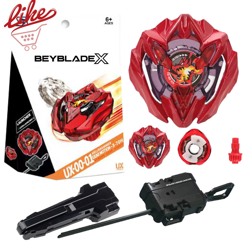 Beyblade X UX-01 Dran Buster Red Beyblade Xtreme with Launcher Led