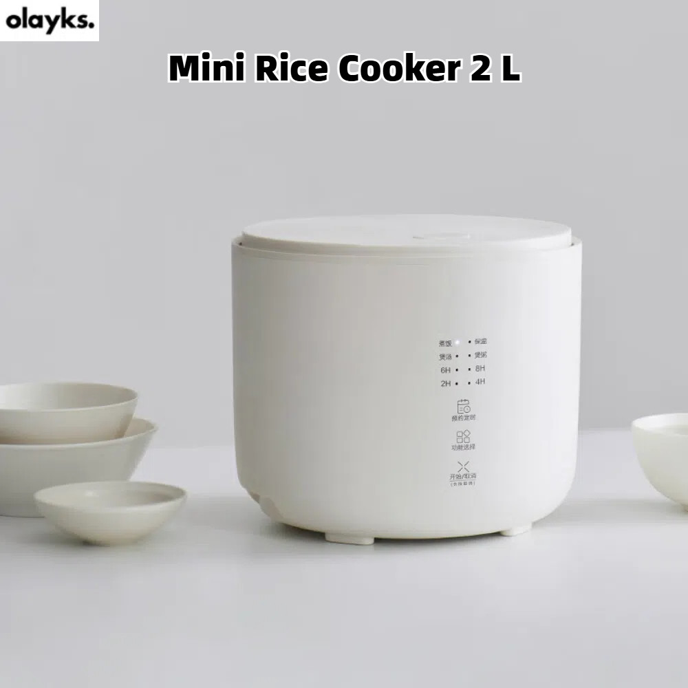 Olayks Rice Cooker 2L Household 2-3 People Ceramic Glaze Ball Kettle ...
