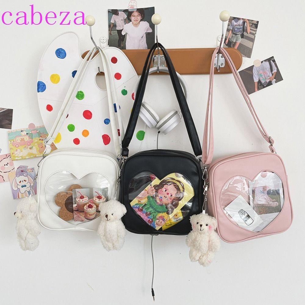 CABEZA Anime Expo Ita Bag, Cross Body Large Capacity Transparent Badge ...