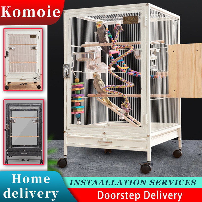 Image showcasing Bird Cage Transparent Acrylic Bird Cage Luxury Villa Large Parrot Cage ...