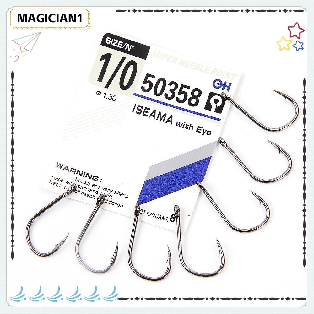 MAGICIAN1 100pcs High-carbon Steel fishhook, Wacky Weedless Worm Bass ...