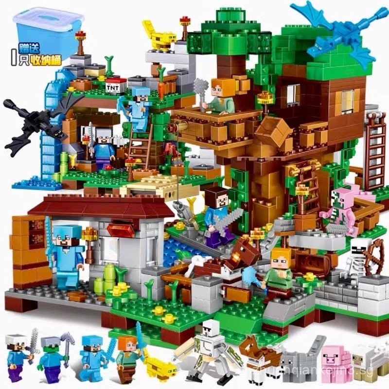 2025Minecraft Building Blocks Assembly Children's Toys Boys Chinese ...