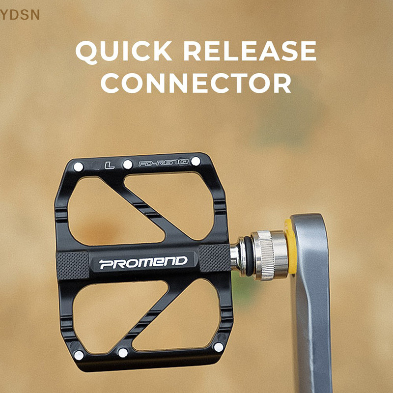 YDSN Bicycle Pedals Road Bikes Aluminum Alloy Quick Release Pedals Folding Axle Bearings Pedals RT Shopee Singapore