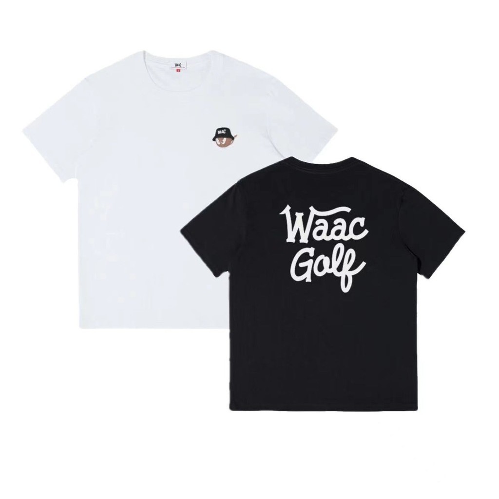 WAAC Golf Clothing Cotton T Shirt Outdoor Sports Men s and Women s Crew Neck Short Sleeve Trendy Brand