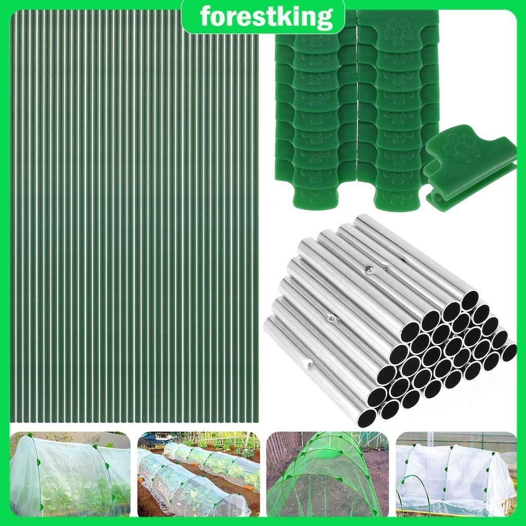 Greenhouse Hoops Frame Tunnel Kit 17 Inches Long Detachable Garden ...