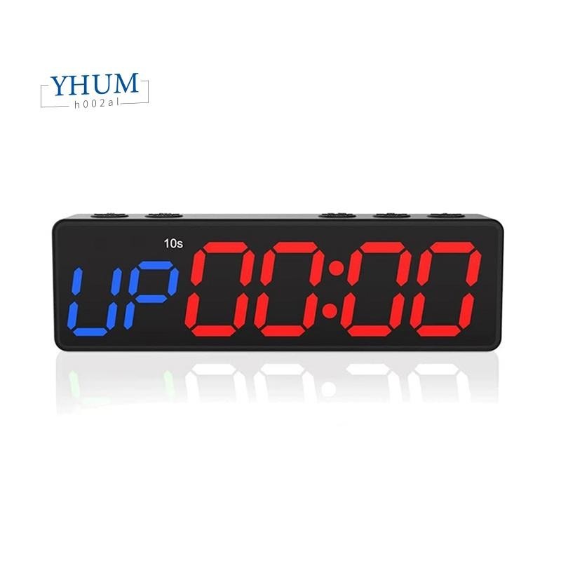 Workout Clock with Battery, Portable Mini Gym Timer with Built-in ...