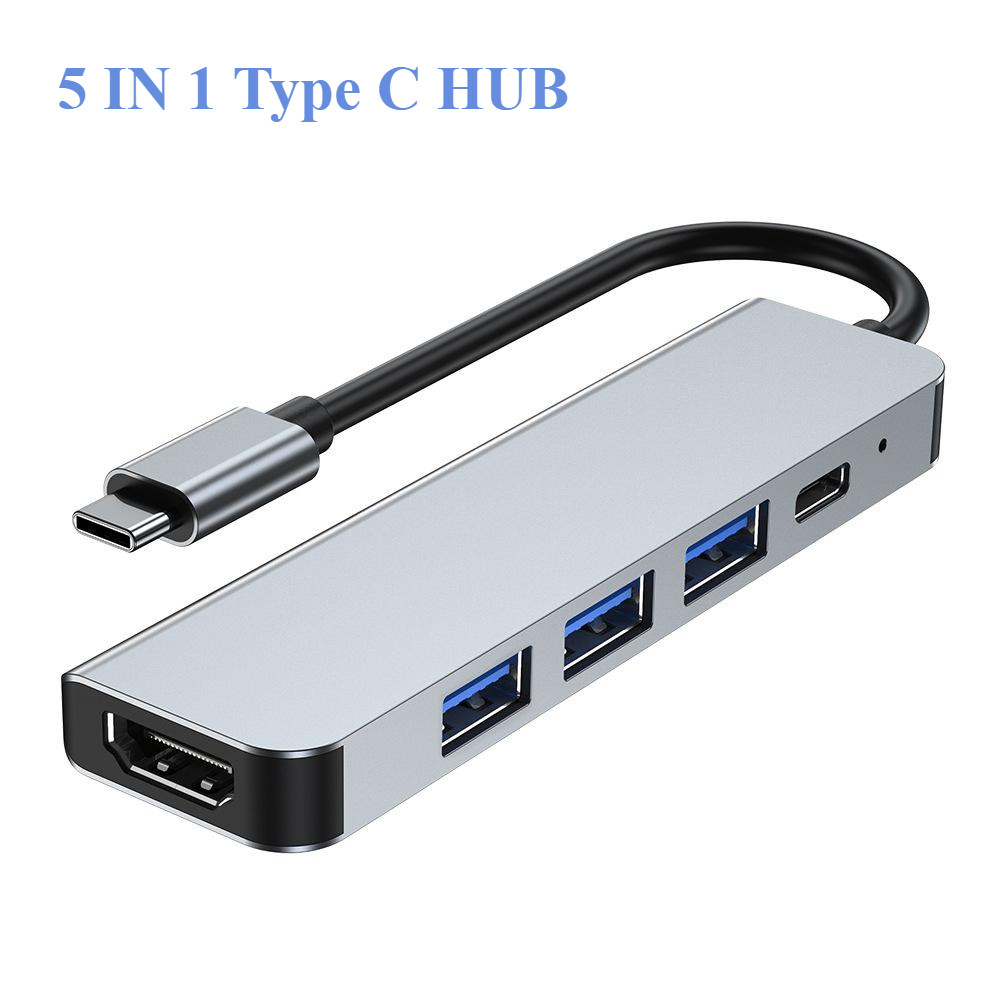 Type C HUB USB 3.0 4K HDMI PD 100W Multiport HUB With USB HDMI PD Ports ...