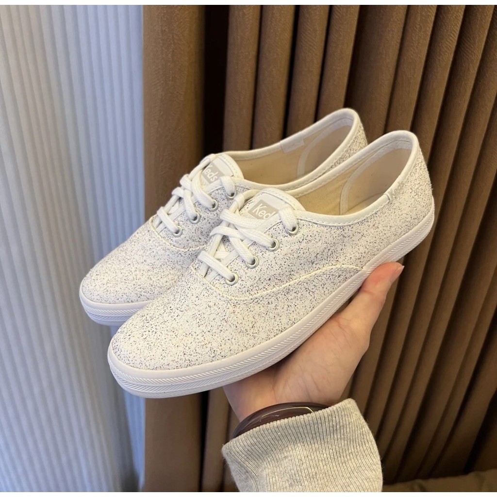 PROMO original 2024 Keds free two pairs of socks classic women shoes white shoes fashion casual comfortable Shopee Singapore