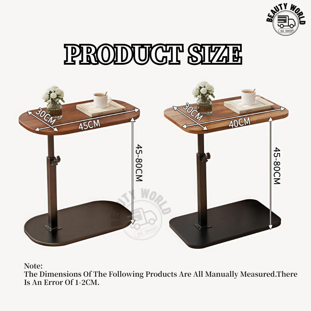 [SG Seller]Sofa side severe beds table simple tea table adjustable ...