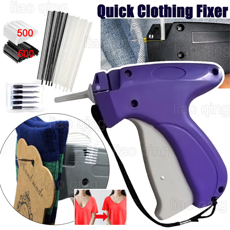 Quick Clothing Fixer Mini Stitch Hemming Tool for Clothes Micro Tagging ...
