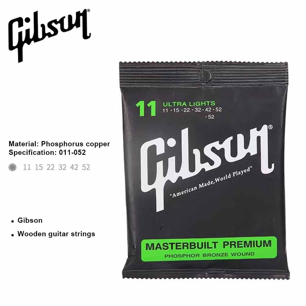 Gibson Acoustic Guitar String 11 12 Tali Gitar Gibson Akustik Musical ...