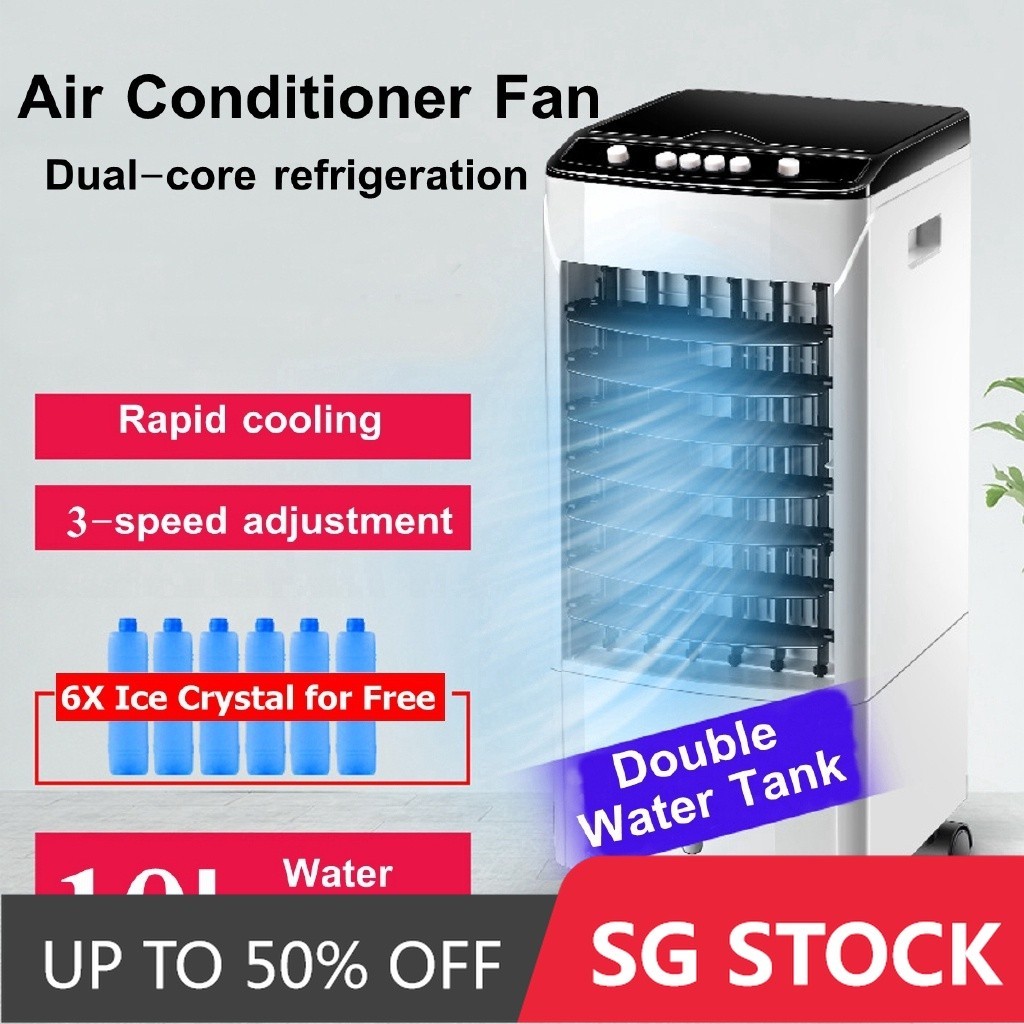 10L Tank Home Water Mobile Air Conditioner Conditioning Fan 220V ...
