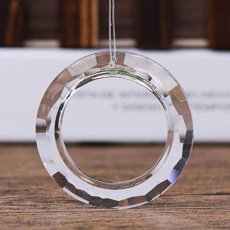 New Handing Ring Chandelier Glass Crystals Lamp Prisms Parts Drops ...