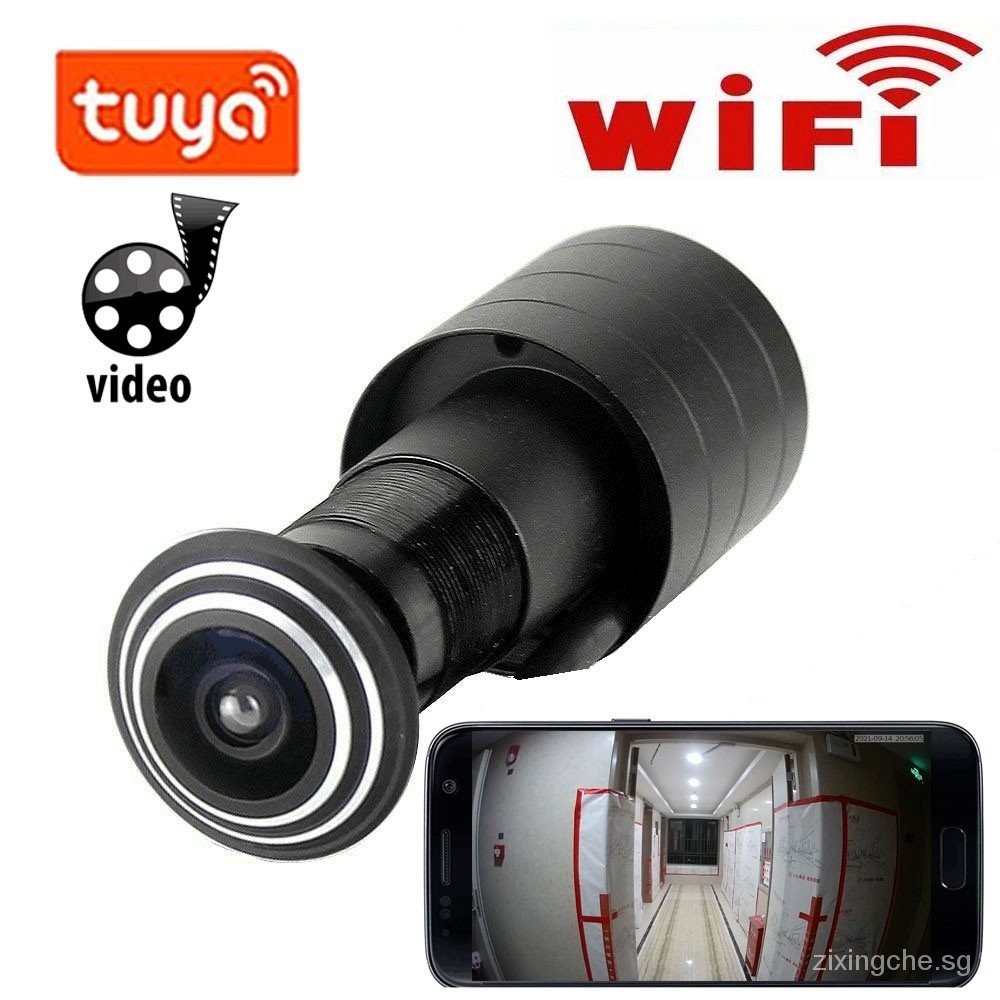 In stock】Tuya Smart Wifi Door Eye Hole Security 1080P HD