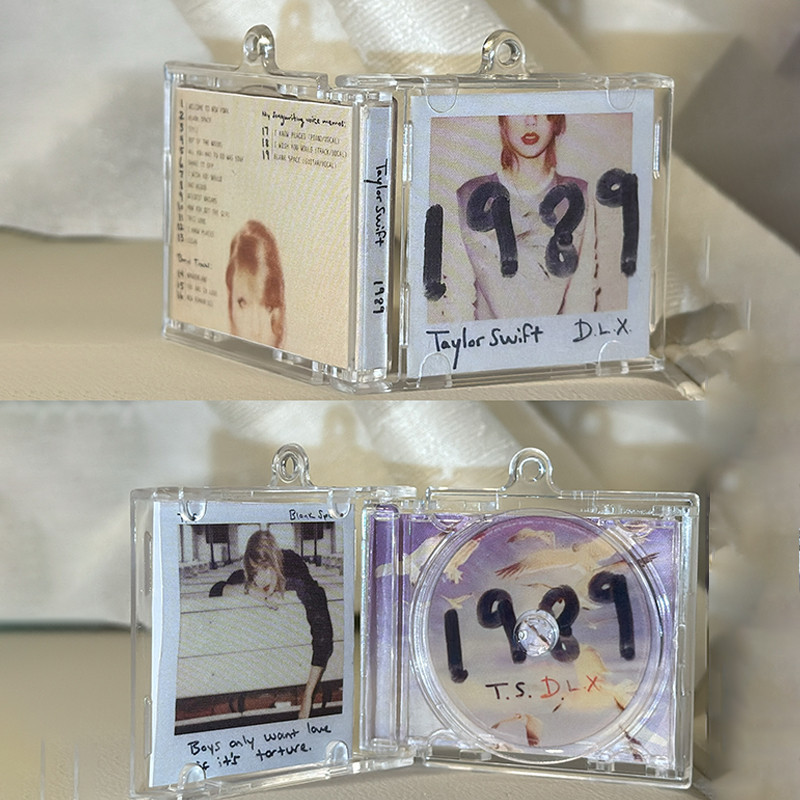 Taylor Swift TTPD Mini CD Keychain 1989 Midnights Reputation