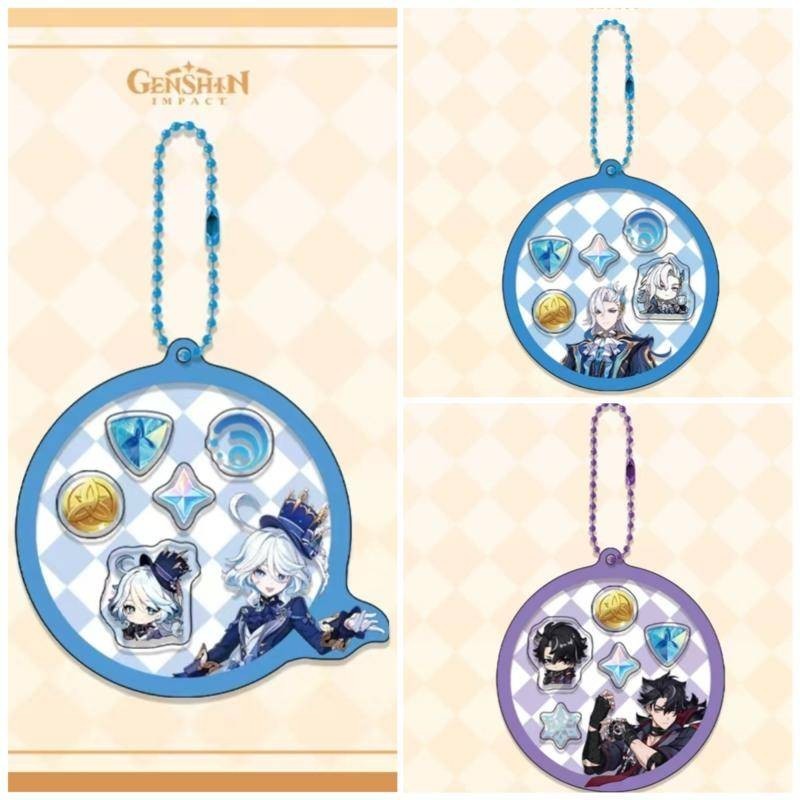 15 Styles Anime Keychain Pendant Cartoon Cosplay Keychains Raiden ...
