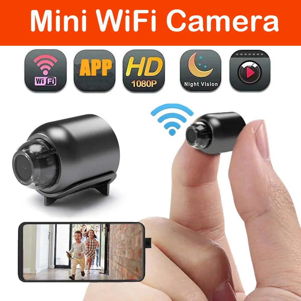 1080P HD Mini Camera Wifi IP Smart Home Indoor Night Vision AI