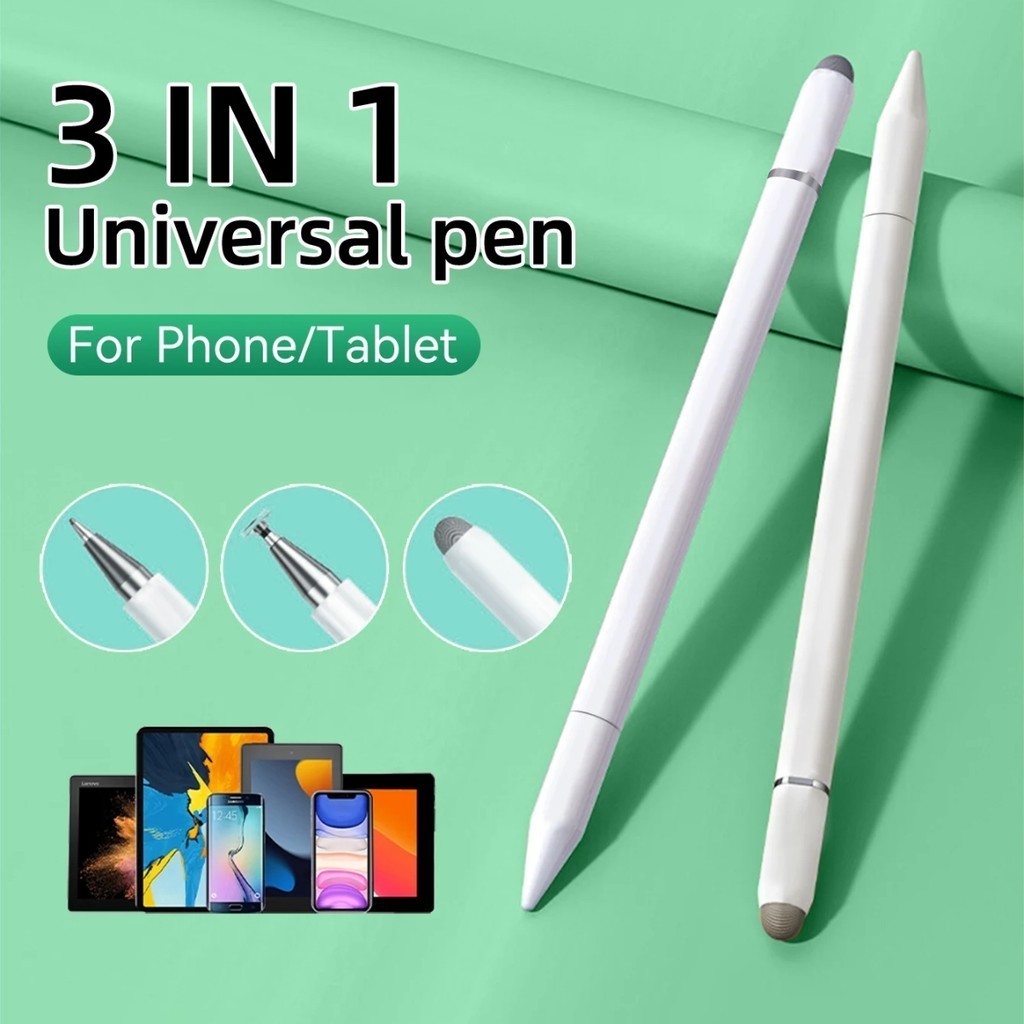 Stylus Pen 3 IN 1 Touch Screen Stylus Pen for iPad Capacitive Pen