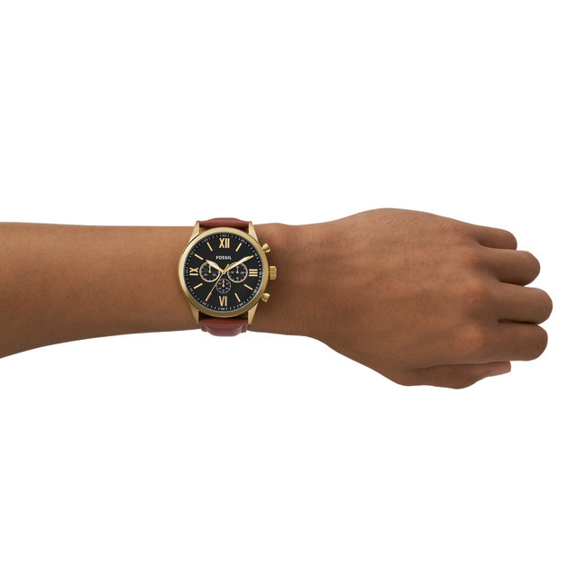 Fossil Flynn Chronograph Watch BQ2261 Shopee Singapore