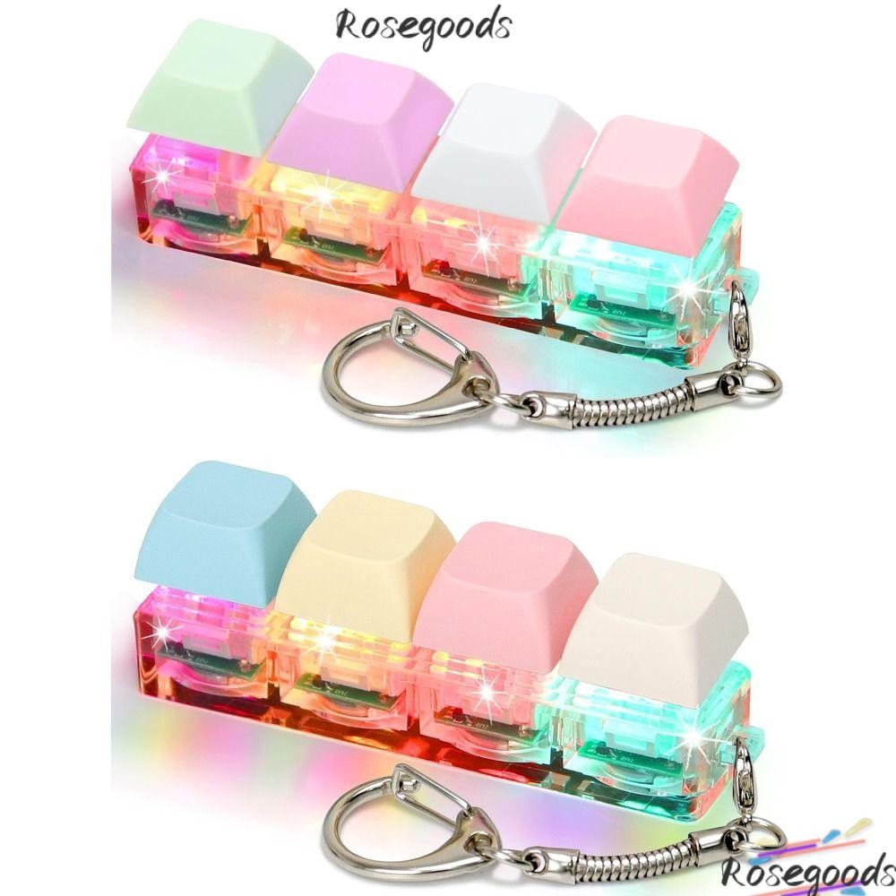 ROSE Keyboard Clicker with LED Light, Anxiety Decompression Fun Toys  Keyboard Fidget Toys, Novelty Stress Relief with Keychain Keychain Fidget  Sensory Adults | Shopee Singapore