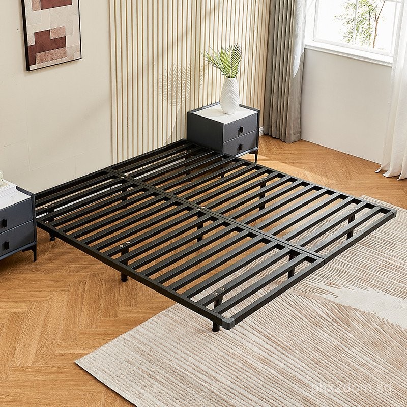 Floating Bed Simple Minimalist No Headboard Tatami Frame Double Master ...