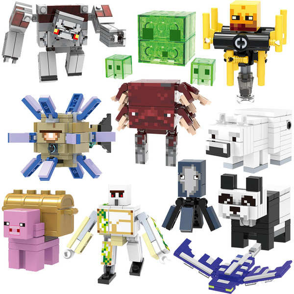My World Assembled Building Blocks Dungeon Redstone Monster Chest Pig ...