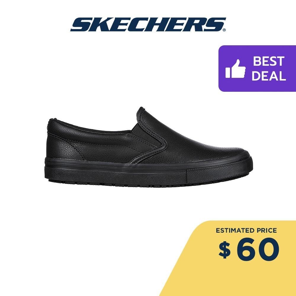 skechers slip resistant womens work shoes