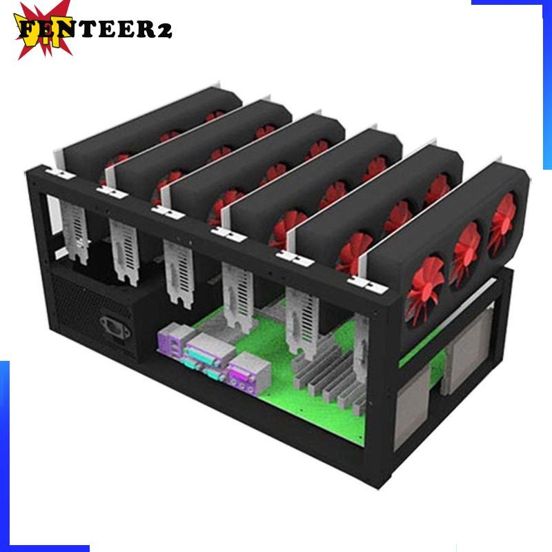 [Fenteer2] Rig Case Frame Computer Chassis Rack Accessories Easy to Use ...
