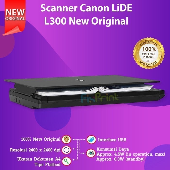 FixPrint Canon Scan LiDE 300 Scanner Lide 400 Bergaransi Resmi - Gambar 3