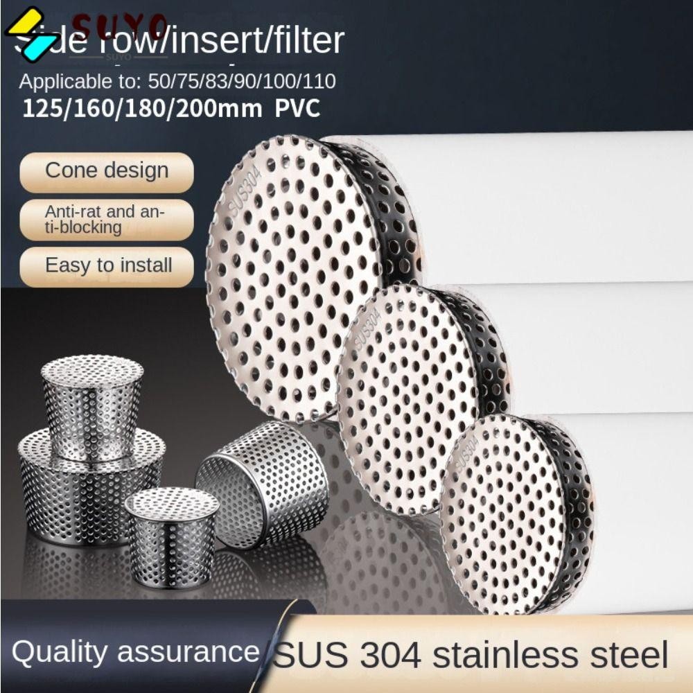 SUYO Outer Side Filter Screen, Anti Blocking Anti Rodent Rooftop Floor