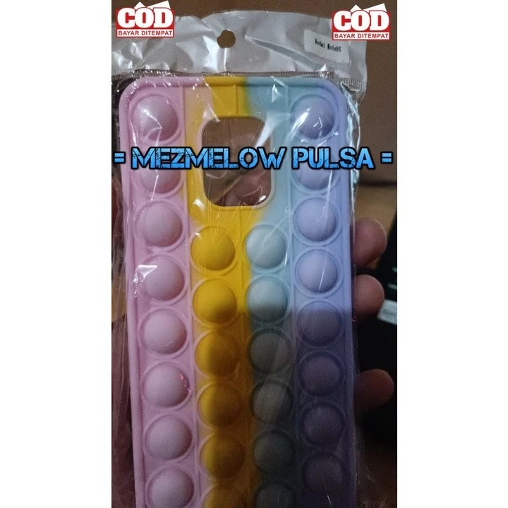 Casing Case Lembut Soft Case Pop It Rainbow Silicone Case XIAOMI REDMI NOTE 9 BIASA - Gambar 3