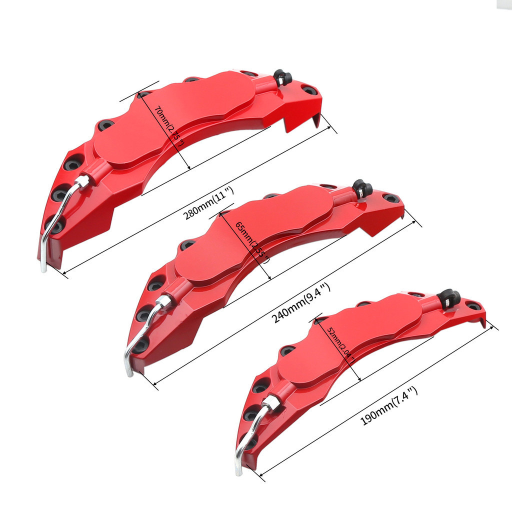 Wsf Car Modified Aluminum Alloy Calipers Cover Decorative Brake