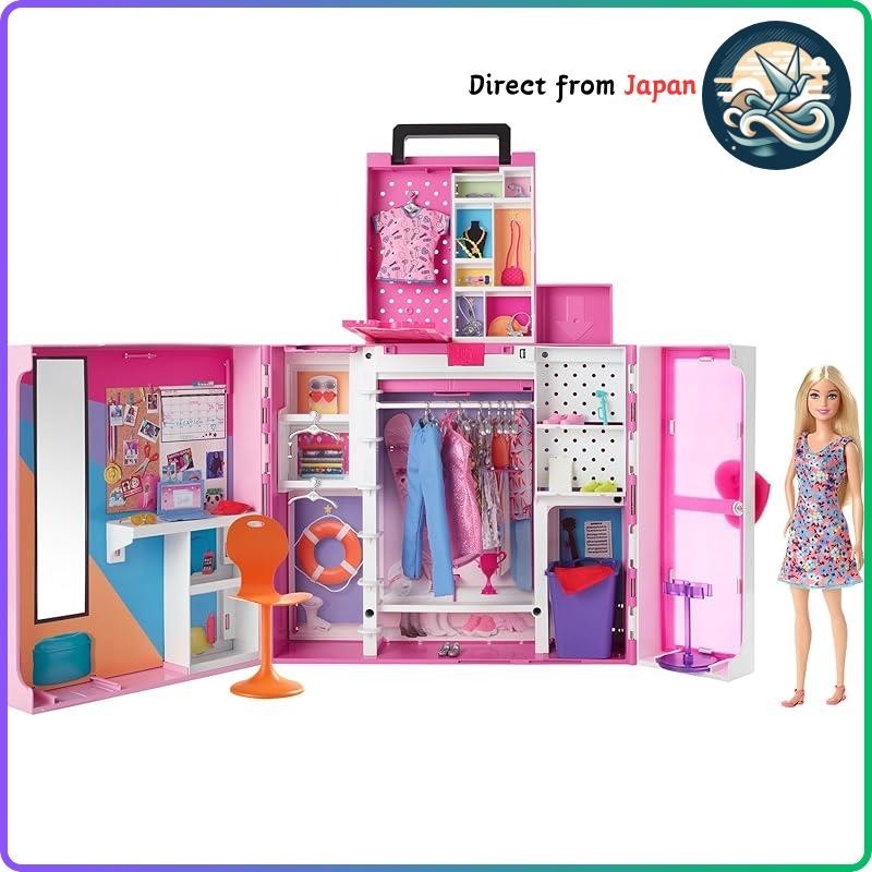 Mattel Barbie Dream Closet 2-Story Room Full of Party and Work ...
