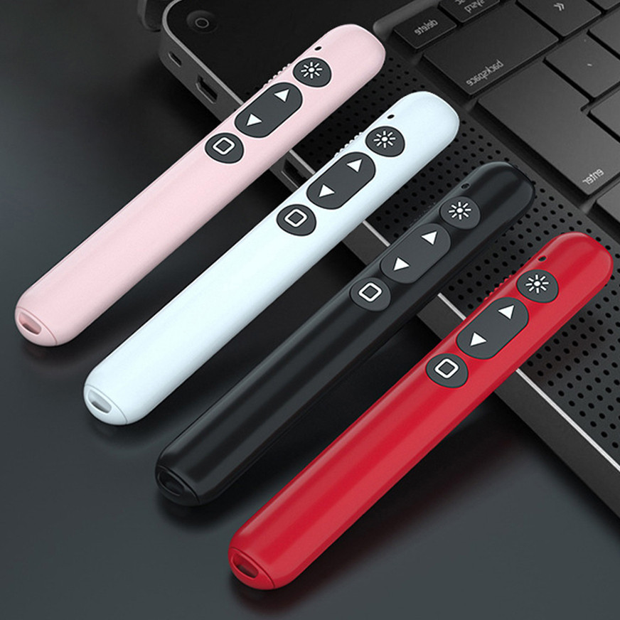 2.4GHz Wireless Pointer Presentation with Laser Flip Pen PPT Slide ...