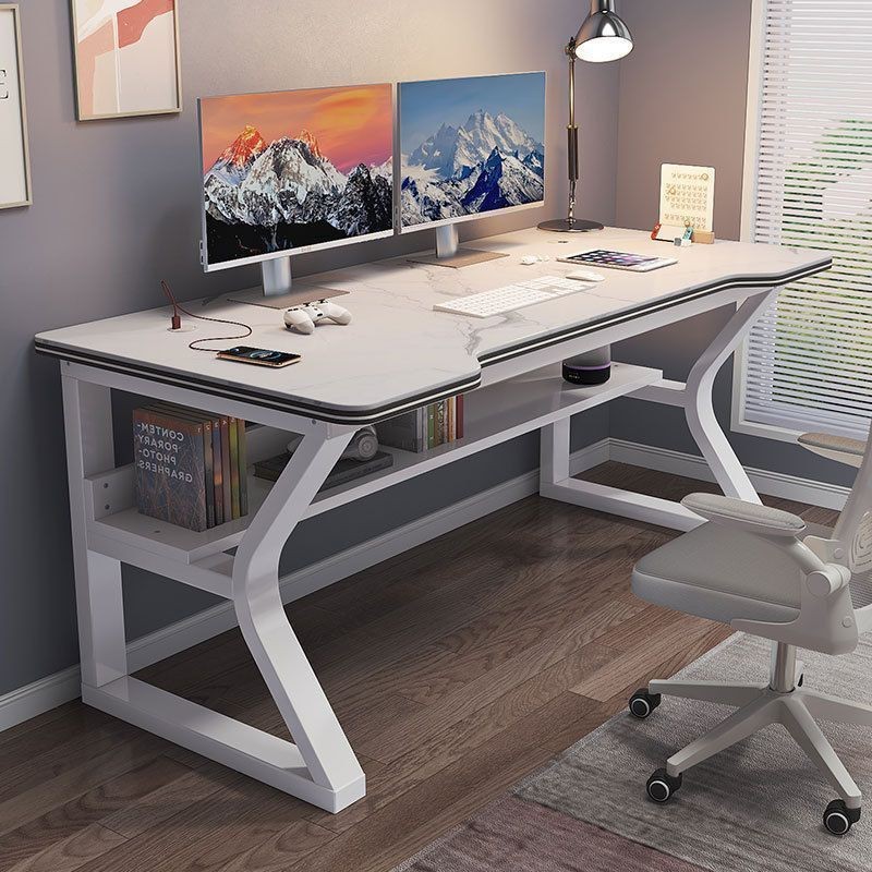 Slate Computer Desk Study Desk for Students Home Use Small Office Desk ...
