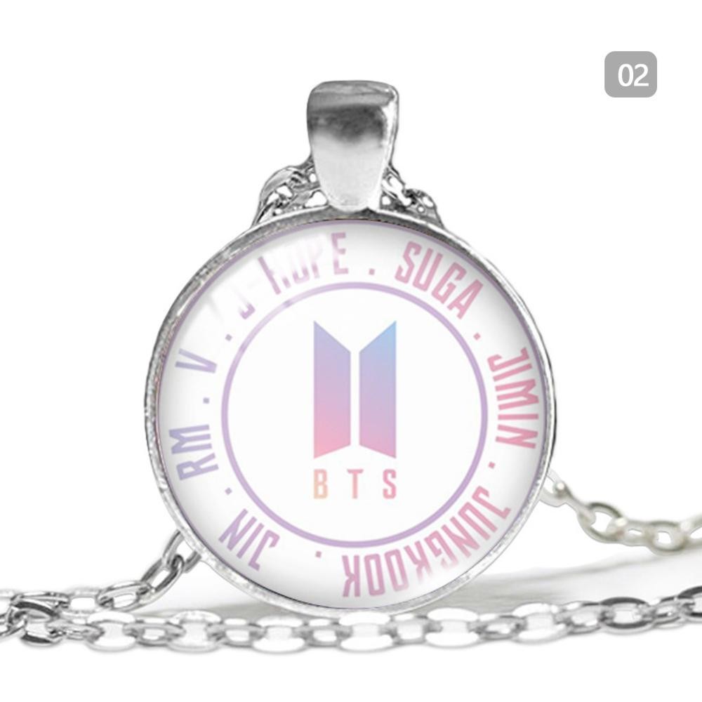 TIMEKEY KPOP Bangtan Boys BTS Alloy Necklace Pendant Women's Men's