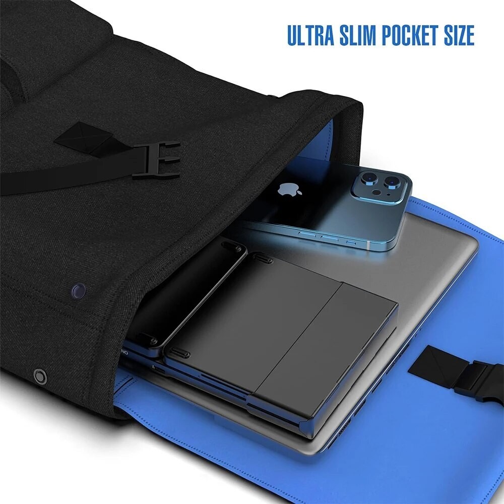 Jomaa Alloy Bluetooth Foldable Keyboard Battery Level Display ...