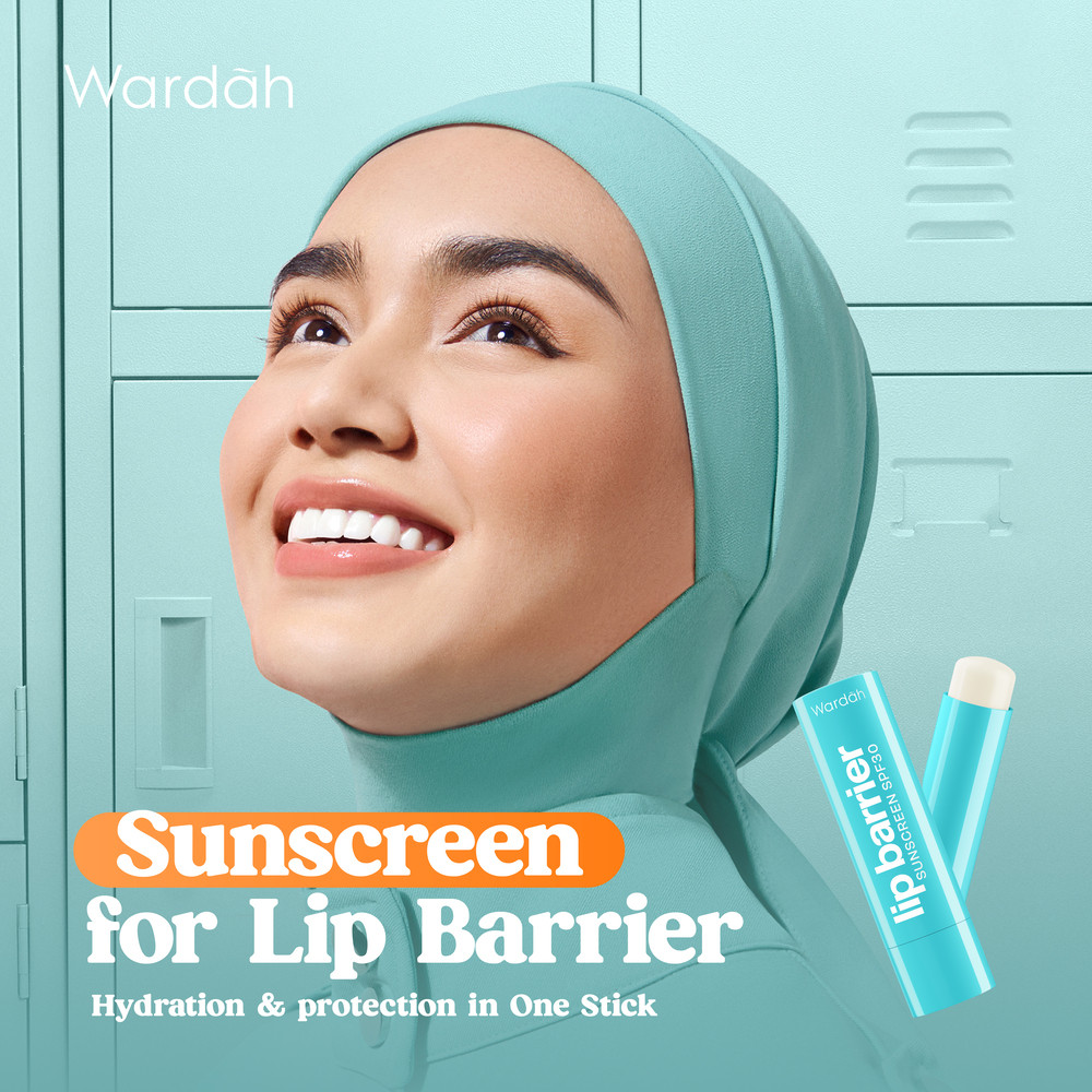 WARDAH Lip Balm Lip Barrier Sunscreen SPF 30 PA+++ - Pelembab Bibir 24 Jam - Lip Balm, Lip Therapy, Lip Care, Hydrating - Petrolatum Murni 100% - Memperbaiki, Meregenerasi Sel Kulit Bibir, Menghidrasi, Mengatasi Bibir Pecah - Makeup - Gambar 3