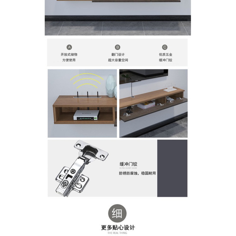 TV Wall-mounted caosisi3 Console Nordic TV Cabinet Wall Cabinet Wall ...