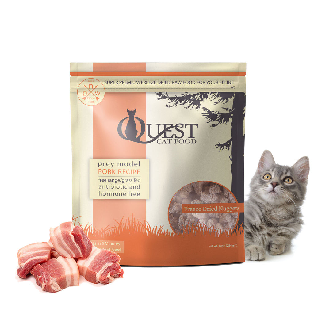 QUEST Freeze Dried Pork Cat Food 10oz Shopee Singapore