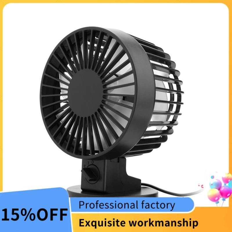 Personal Mini USB Fan Noiseless Table Desk Fan with Dual Blades For