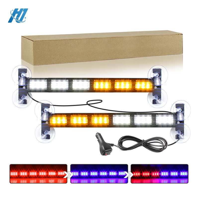 Car 2 in 1 Multi-Function Strobe LED Rescue Warning Light Truck Strip ...