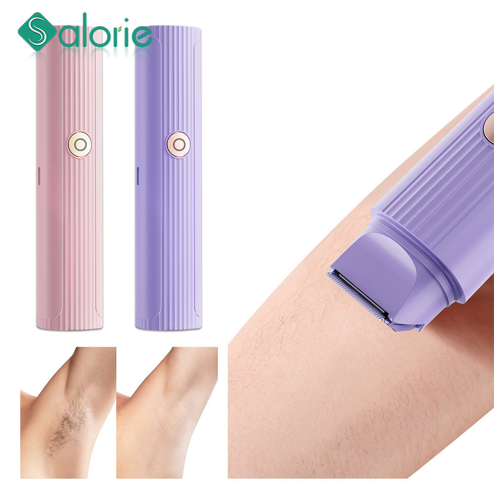 SALORIE 2 In 1 Dual-Head Electric Shaver for Women Waterproof Wet & Dry ...