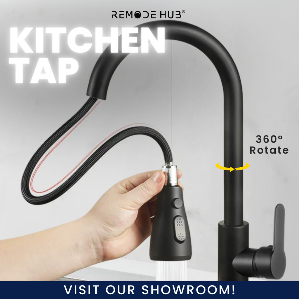 Modern Kitchen Tap. Ideal for Sinks. Waterfall Mode. Functional Kitchen ...