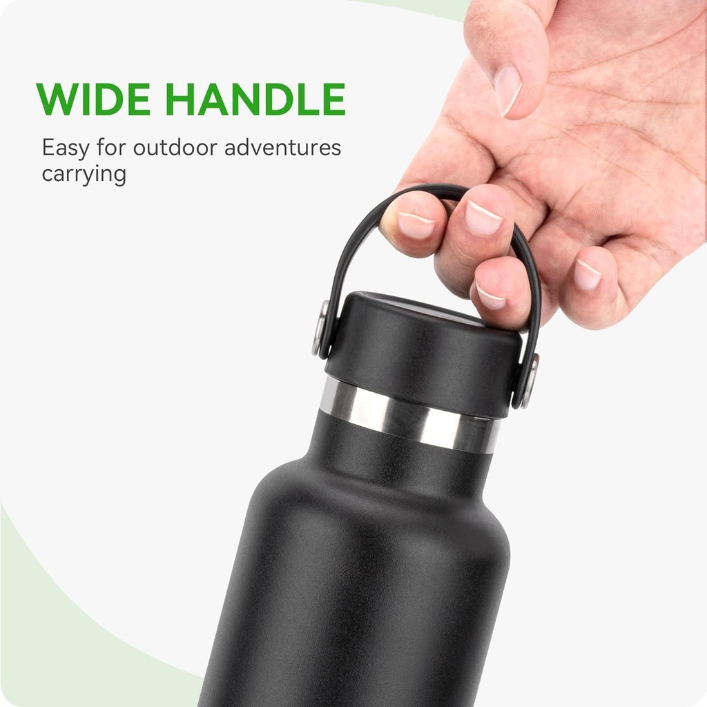 Prurex Lid for Hydro Flask Standard Mouth 18, 21, 24 oz, Narrow