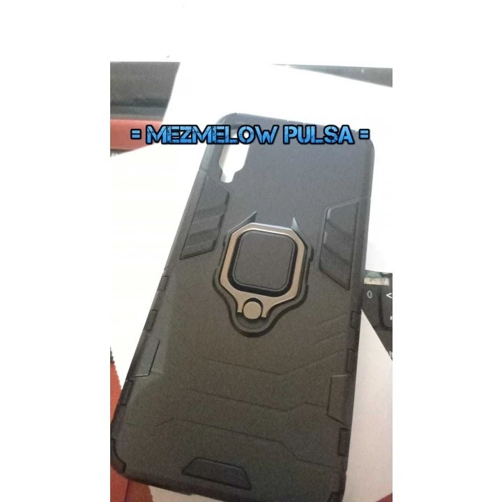 Hard Case Ring Magnet Tebal Magnet Stand Case Armor Caseng SAMSUNG A20 / SAMSUNG A30 - Gambar 2