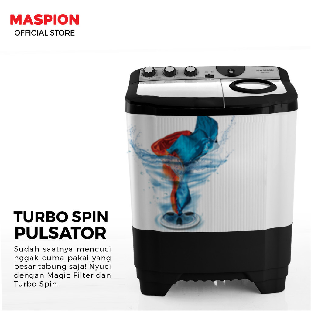 Maspion Mesin Cuci 2 Tabung 7 Kg MMC-9973 - Gambar 4
