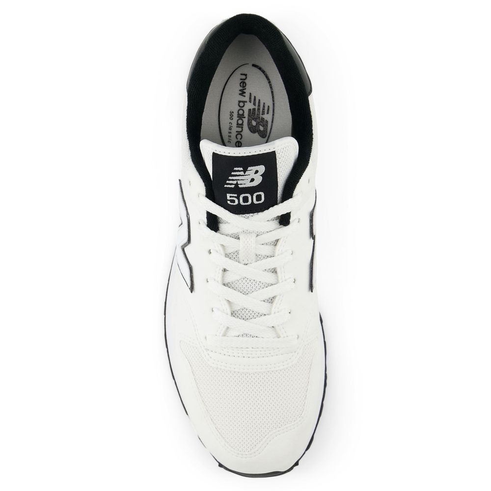 New Balance Mens 500 Standard White