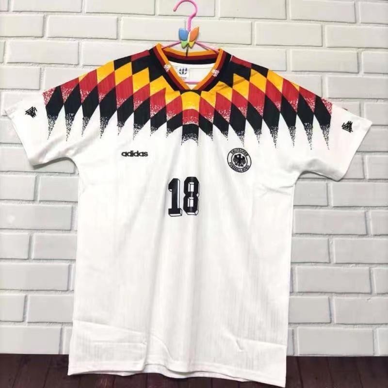 Retro Edition 1994 Germany Home Football Jersey Kit S-4XL,Can Add Your ...